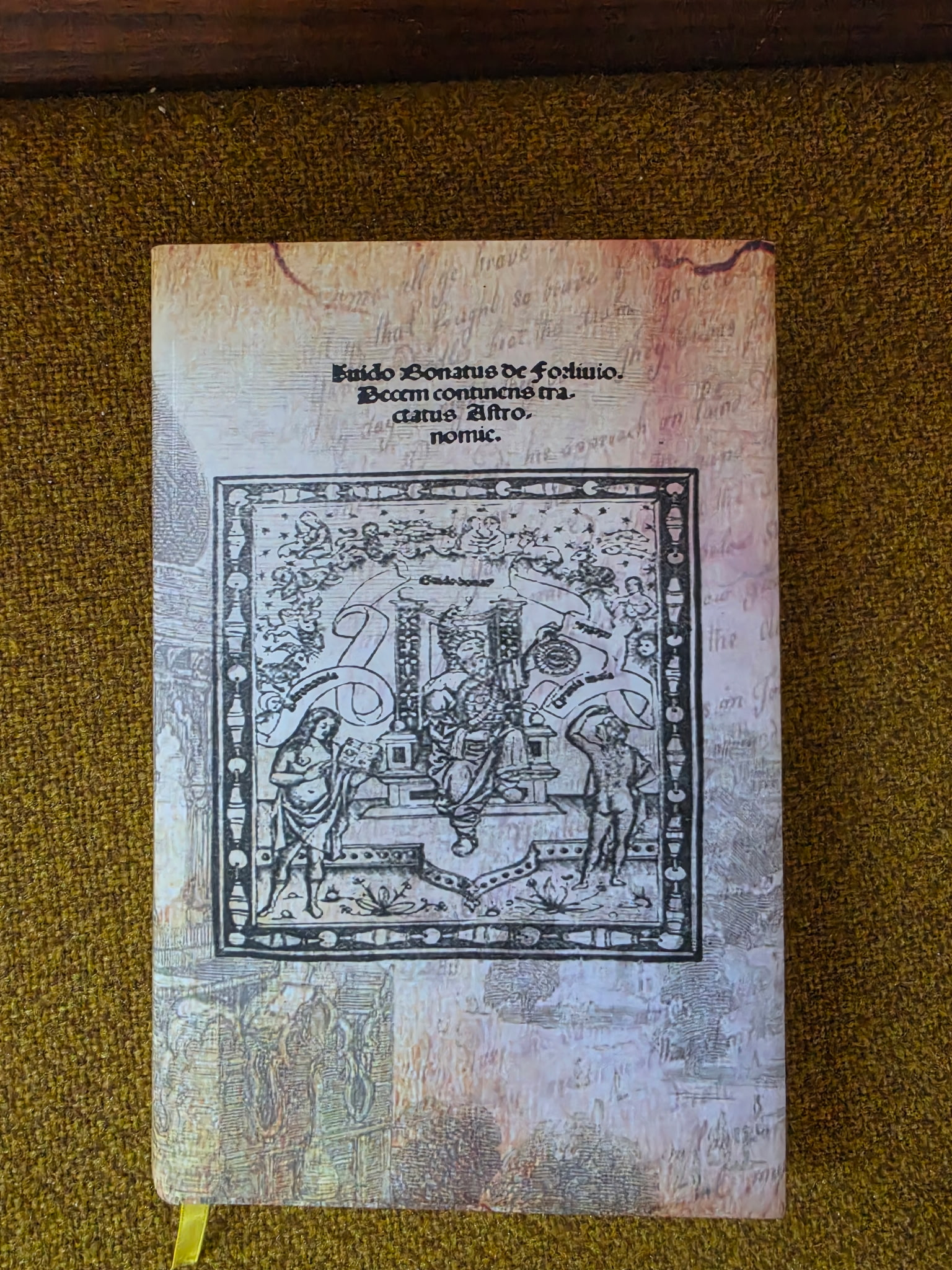 Cover of Decem tractatus astronomiae, attributed to Guido Bonatti.